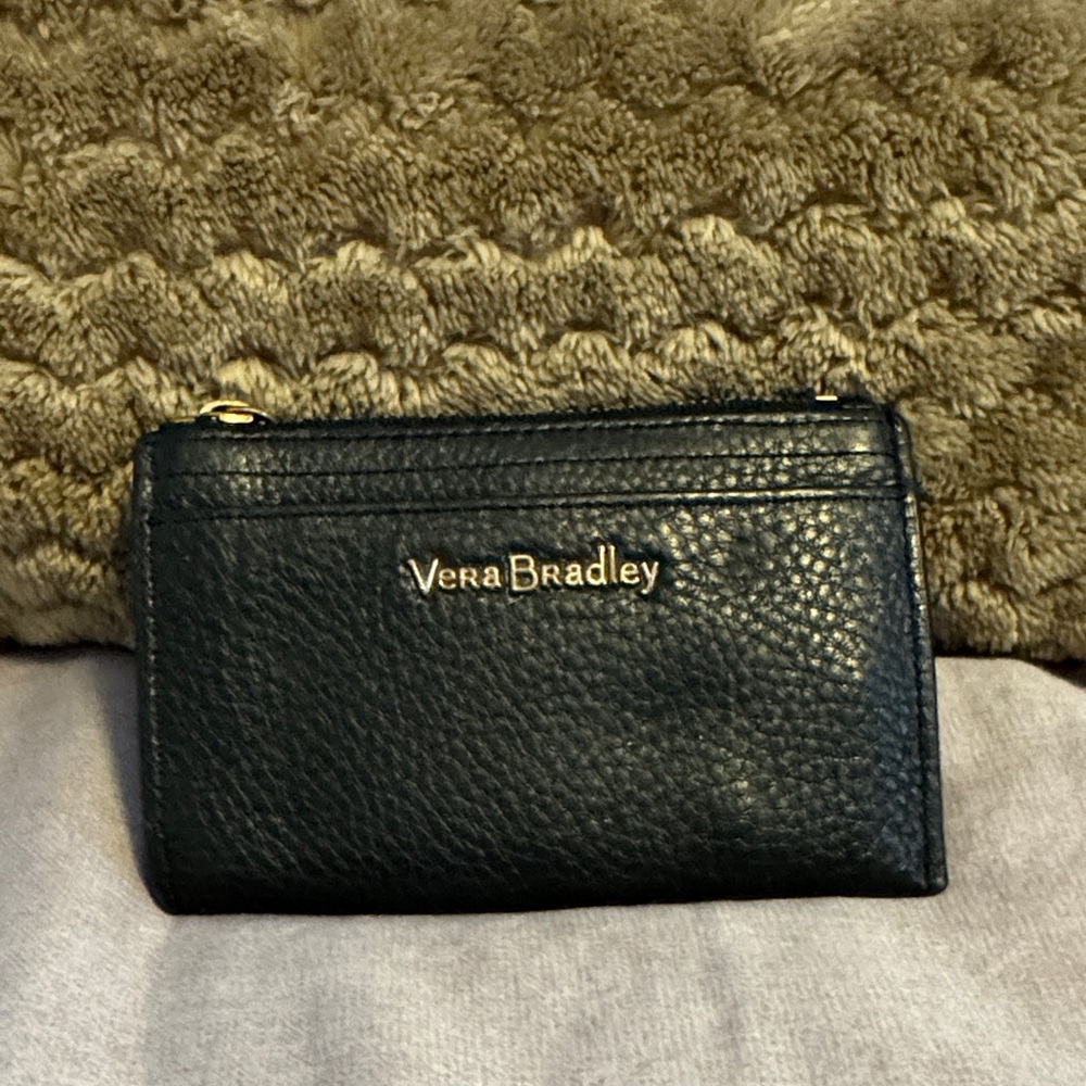 Vera Bradley Black Leather Textured Wallet
5x3